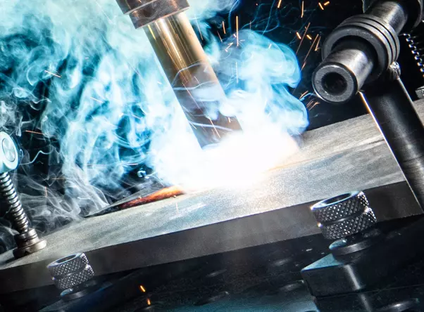 Less welding fumes