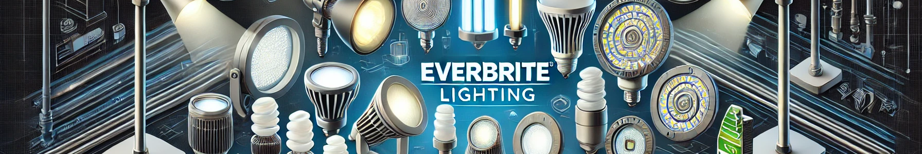DALL·E 2025-03-13 11.31.07 - A high-quality digital illustration of Everbrite Lighting products. The image showcases a variety of LED lighting solutions, including industrial, com